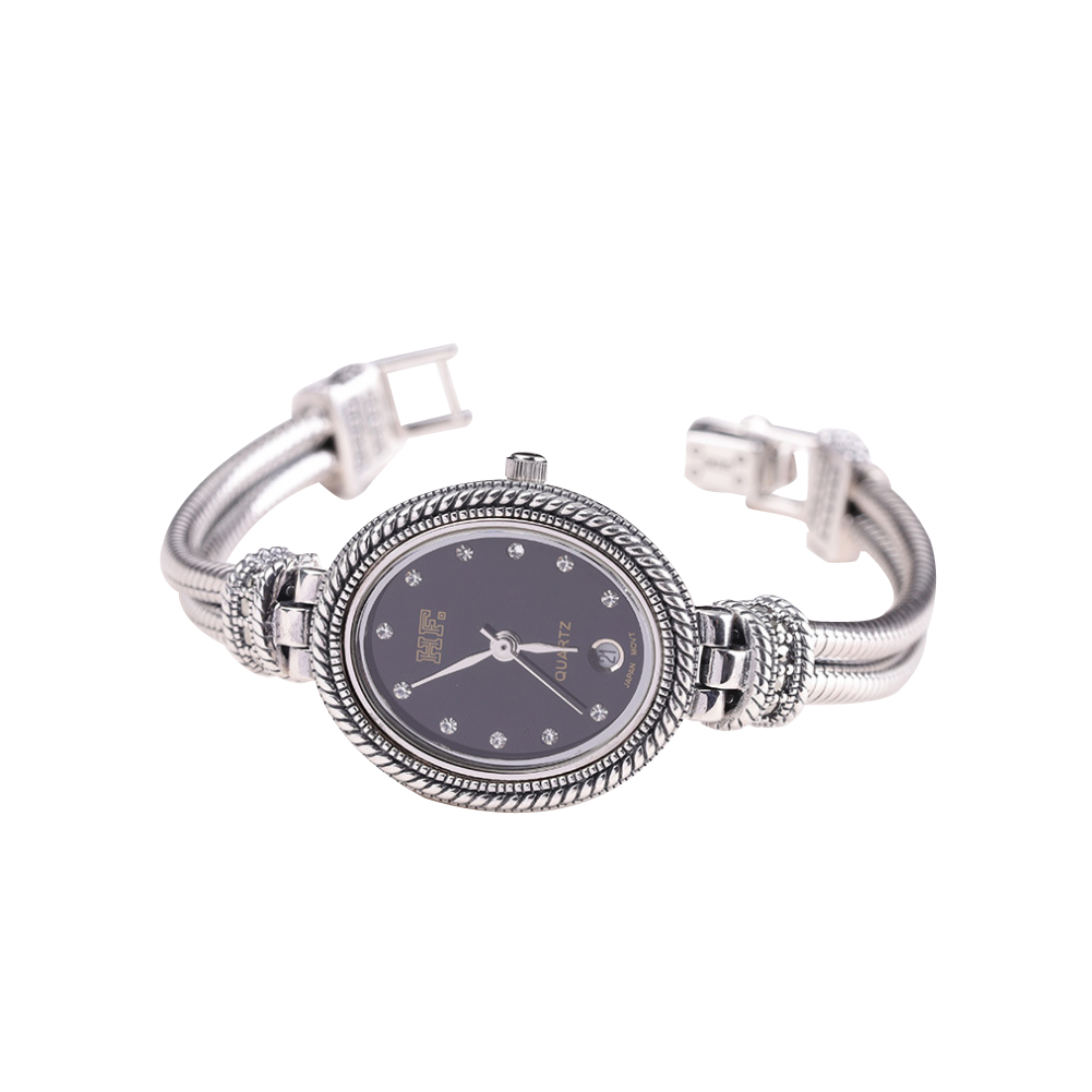 Luxury Watch Thailand - Montre-bracelet ovale de luxe en argent