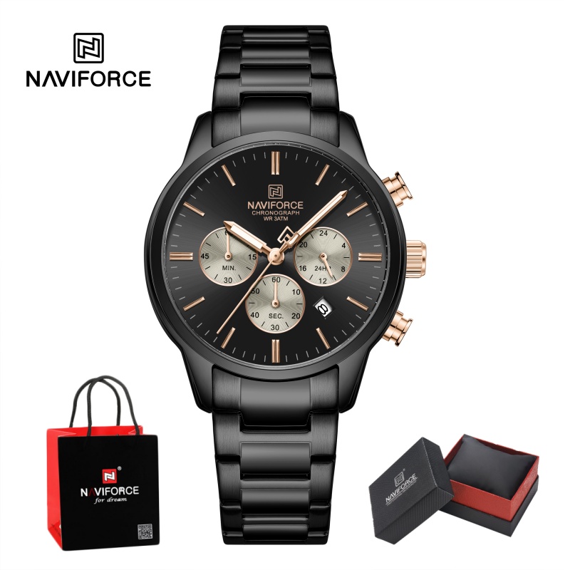 Luxury Watch Unique - NAVIFORCE Montre Chronographe à Quartz pour