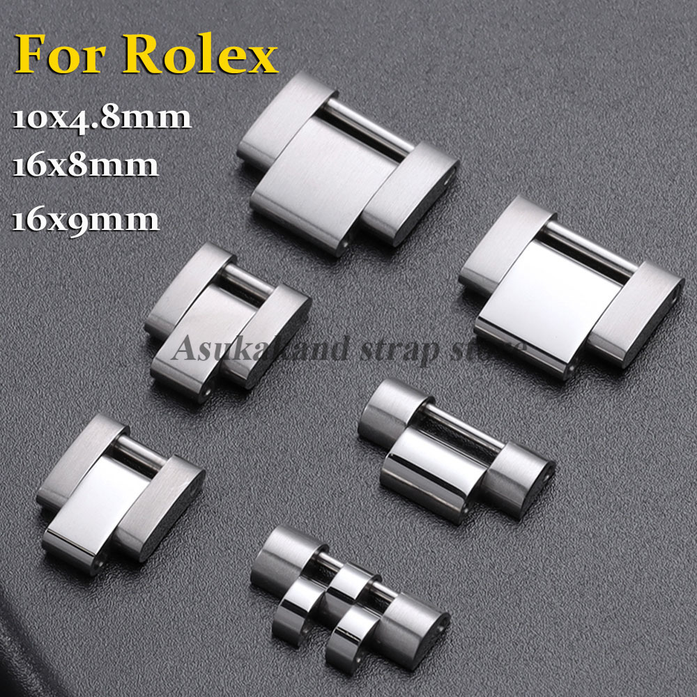 Quiet Luxury Watch - Maillons d'extension métalliques 16x8mm/16x9mm/10x4.8mm pour bracelet