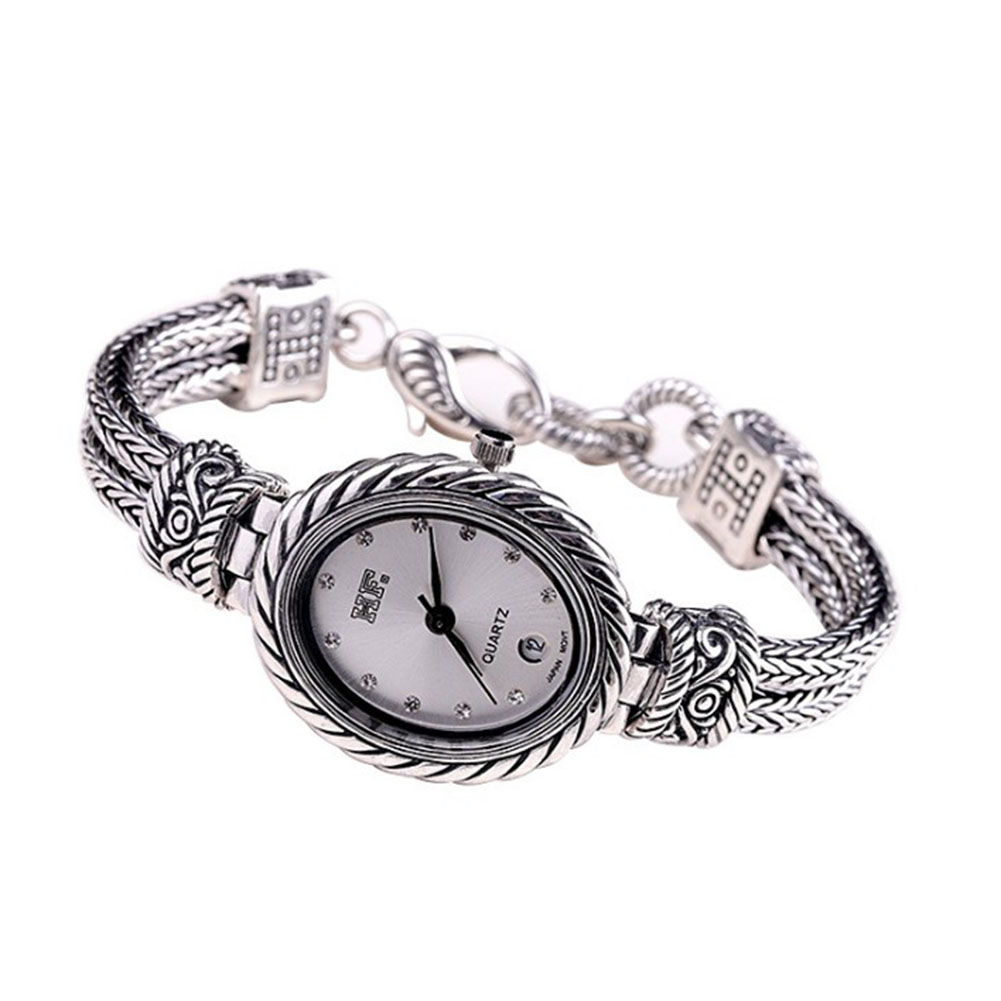 Luxury Watch Thailand - Montres-bracelets ovales de luxe en argent