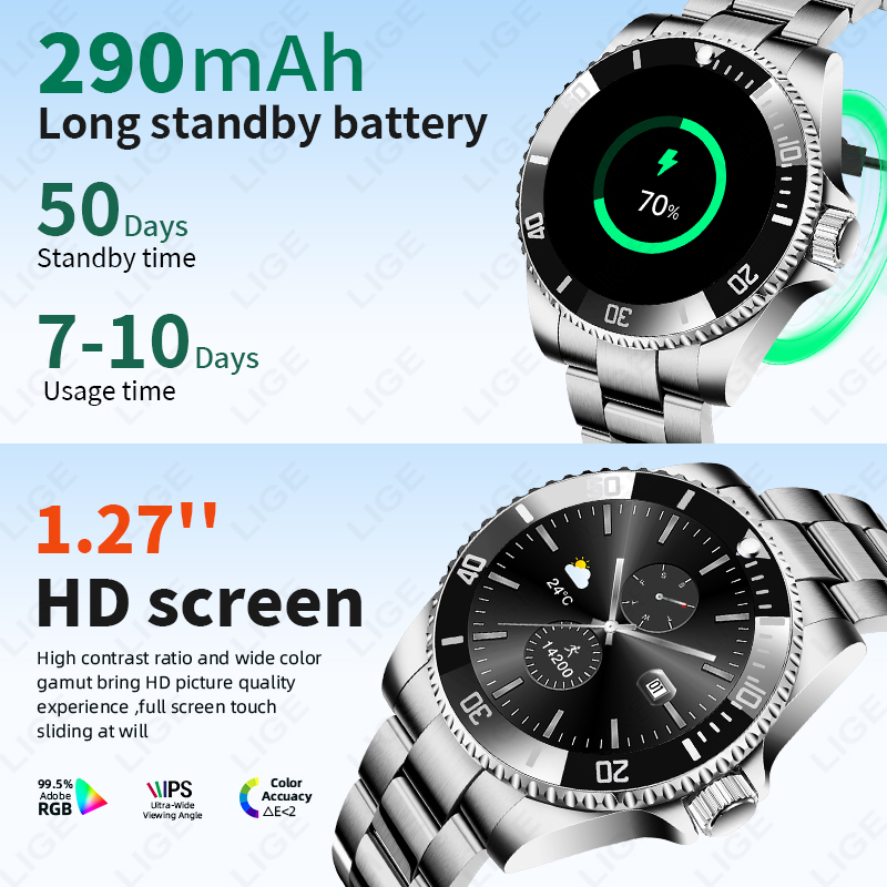 Montre connectée LIGE 2026, éc - Luxury Watch German avis et prix