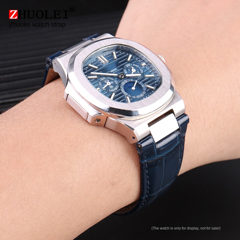Bracelet de montre en cuir vér - Patek Philippe Watch Aquanaut avis et prix